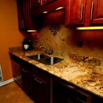 Giallo Beach granite kitchen