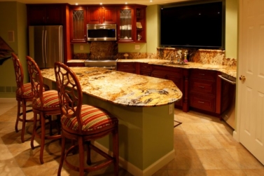 Sedna Granite installed in a Town & Country, Missouri residence