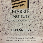 Marble Institute of America Certificate