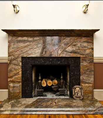 Autumnal Inspiration Fireplace Design, Granite Fireplace Surround Ideas