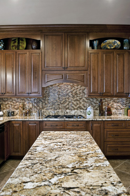 Granite Countertops With Backsplash 4, Tile Backsplash For Kitchens With Granite Countertops