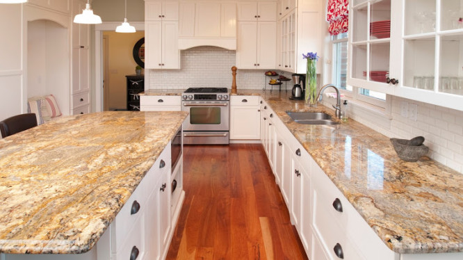 How To Select Granite To Make Your White Kitchen Colorful