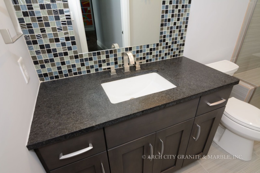 black granite countertops