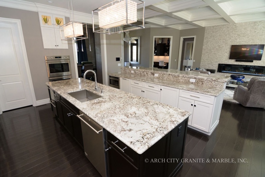 White Granite Kitchen Countertops, White Granite Countertops Images
