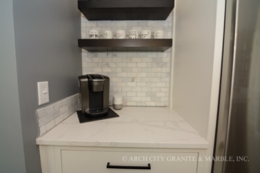Coffee Bar with Quartz Counter in the st. louis area