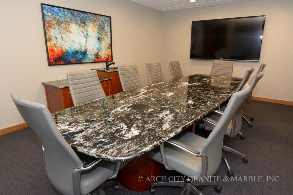 Granite Conference Tables And Reception Desks In St Louis