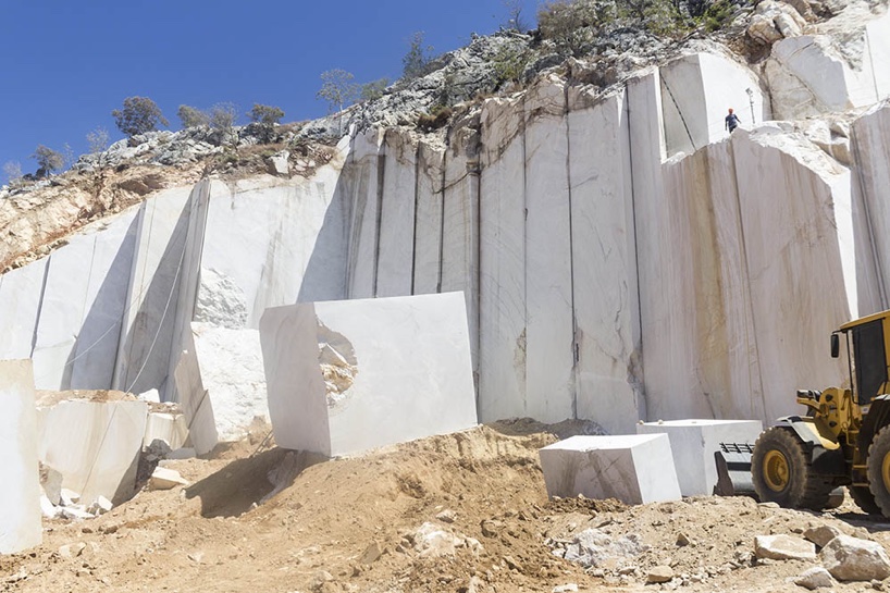 Taj Mahal quartzite quarry in Brazil